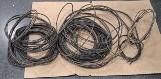 Cableado de alumbrado público robado en Benimaclet