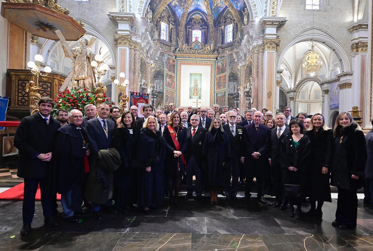 Celebración en honor a San Vicente Mártir en la Catedral de Valencia