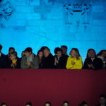 Asistentes a la celebración del Doimingo de Cridida en Valencia