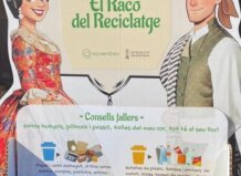 Cartel de la campaña 'El Racó del Reciclatge' para fomentar el reciclaje en Fallas