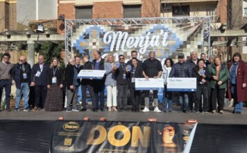 Participantes del concurso de paella y postres en Meliana