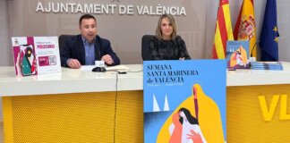 Presentación de la guía digital de procesiones de la Semana Santa Marinera en Valencia.