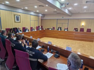 Reunión de la Junta Local de Seguridad en Alboraya sobre Fallas 2026