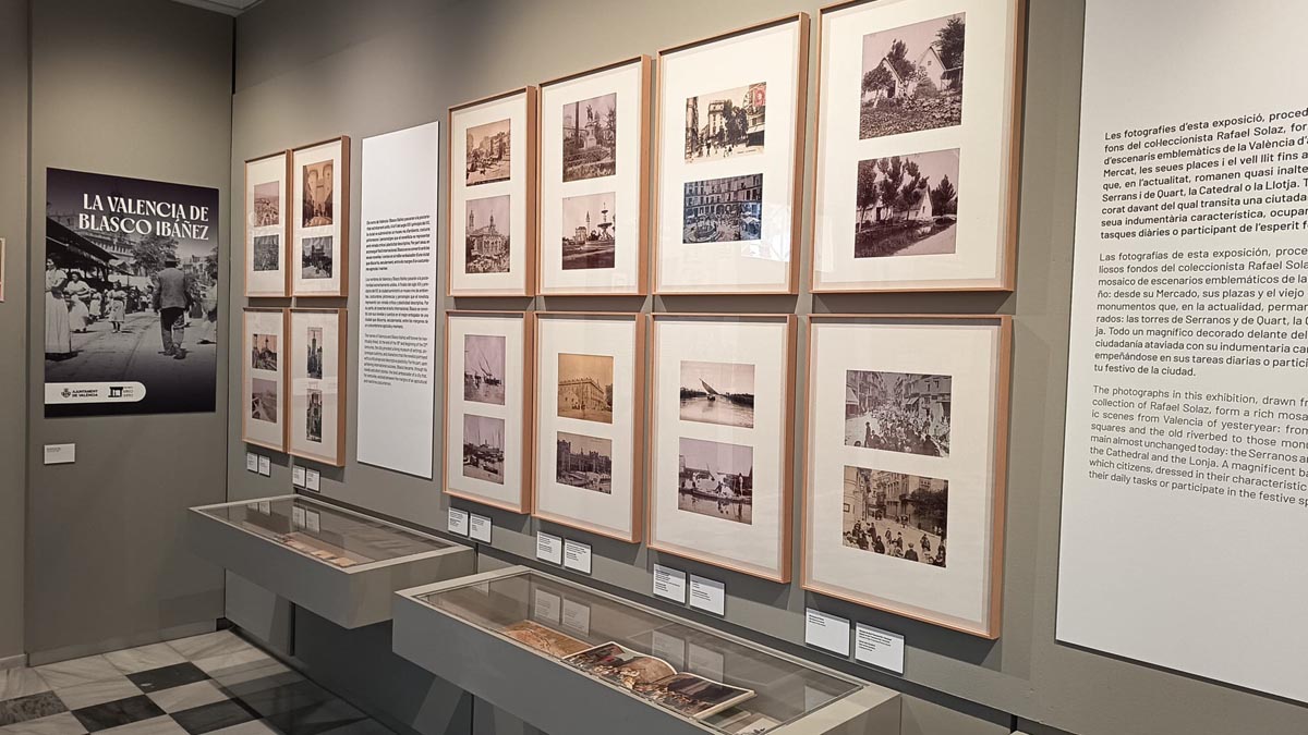 Exposición sobre la Valencia de Blasco Ibáñez en la Casa Museo.