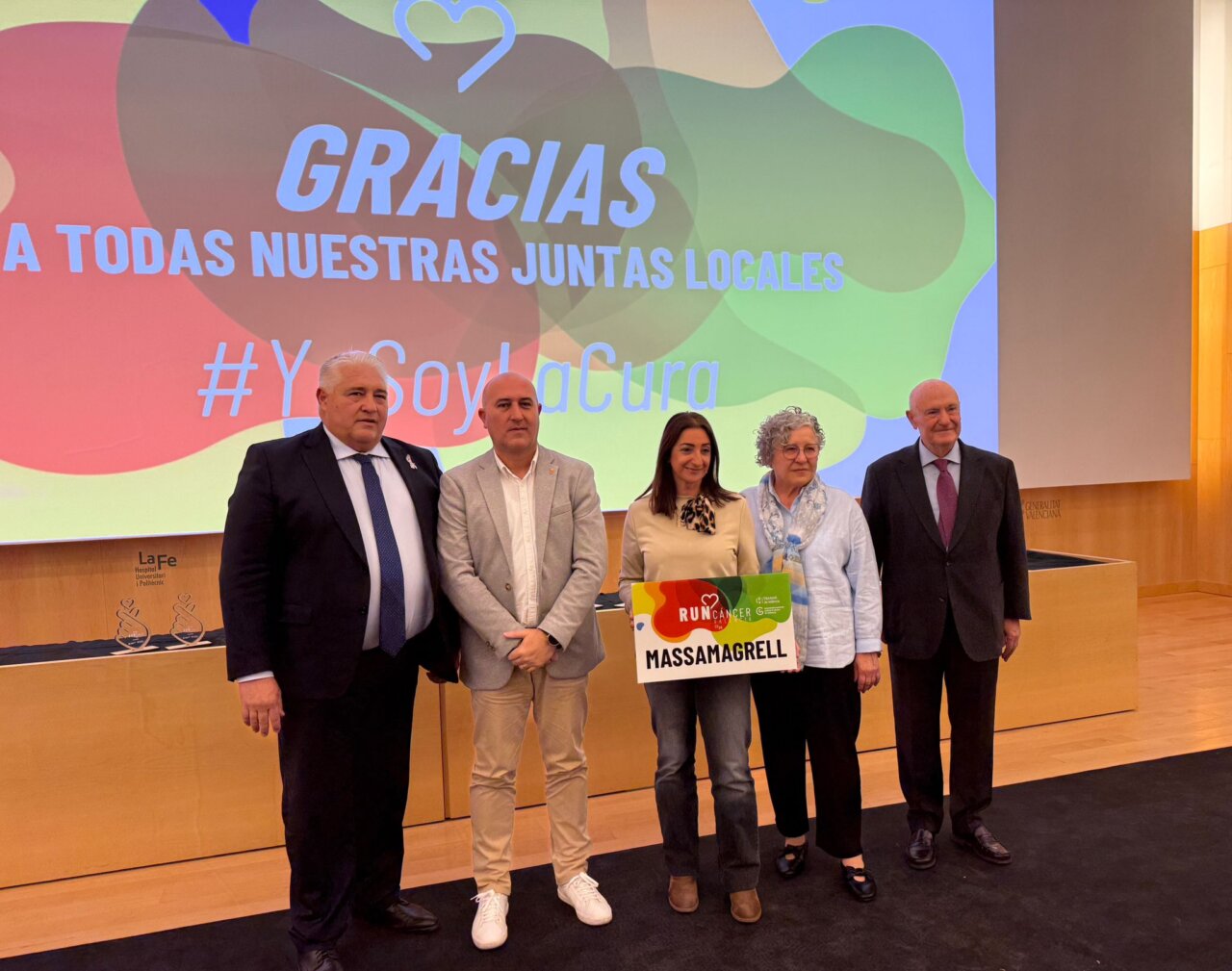 Presentación del Circuito Runcáncer en Massamagrell con autoridades locales