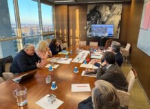 Reunión sobre el soterramiento de las vías del metro en Meliana