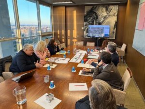 Reunión sobre el soterramiento de las vías del metro en Meliana