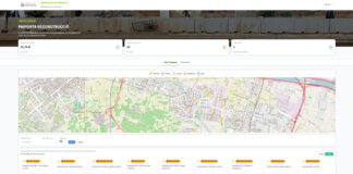 Interfaz de la nueva web de reconstrucción en Paiporta con mapa interactivo