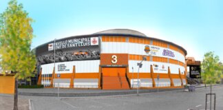 Vista exterior del Pabellón Font de Sant Lluís en València