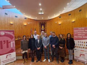 Firma del convenio entre Pactem Nord y AEMON para impulsar el empleo