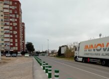 Paso peatonal y ciclista en La Pobla de Farnals con señalización