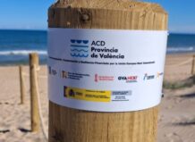 La Diputació de València instal·la un sistema de protecció dunar a la platja de Meliana