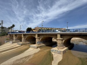 Puente en Catarroja tras la reconstrucción de infraestructuras afectadas por inundaciones
