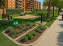 El proyecto de reconstrucción del parque en Alfafar busca revitalizar espacios públicos.