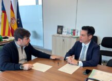 Reunión entre Borja Ottobrino y Javi González en Albalat dels Sorells