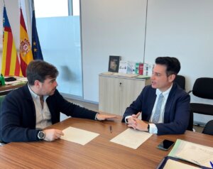 Reunión entre Borja Ottobrino y Javi González en Albalat dels Sorells