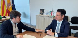 Reunión entre Borja Ottobrino y Javi González en Albalat dels Sorells