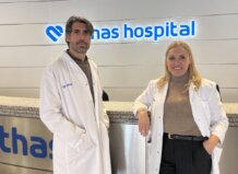 Médicos en la nueva unidad de cirugía endocrina y obesidad del Hospital Vithas
