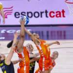 Jugadoras del Valencia Basket femenino en acción durante la Copa de la Reina 2026