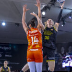 Jugadoras de Valencia Basket compiten en la Copa de la Reina 2026.