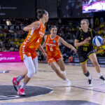 Jugadoras de Valencia Basket compiten en la Copa de la Reina 2026.