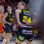 Jugadoras de Valencia Basket en la final de la Copa de la Reina 2026.