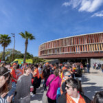 Aficionados del Valencia Basket celebrando la Copa de la Reina 2026