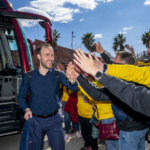 Celebración del Valencia Basket femenino tras ganar la Copa de la Reina 2026