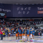Jugadoras del Valencia Basket femenino celebrando su victoria en la Copa de la Reina 2026.