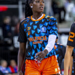 Jugadora del Valencia Basket femenino en la Copa de la Reina 2026