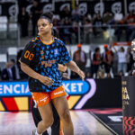 Jugadora del Valencia Basket femenino en la Copa de la Reina 2026