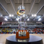 Trofeo de la Copa de la Reina en el evento de baloncesto