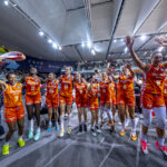 Jugadoras del Valencia Basket celebrando su victoria en la Copa de la Reina 2026