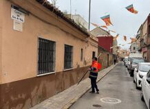 Trabajos de reurbanización en el barrio El Olivar de Alaquàs