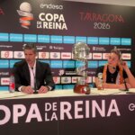 Rueda de prensa de Rubén Burgos y Raquel Carrera tras ganar la Copa de la Reina.