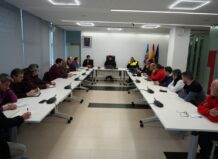 Reunión del Ayuntamiento de Mislata sobre seguridad para las Fallas