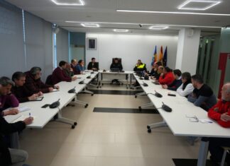 Reunión del Ayuntamiento de Mislata sobre seguridad para las Fallas