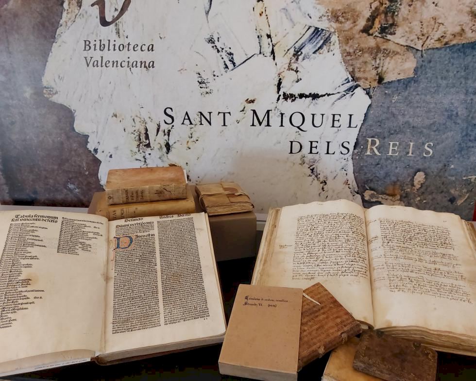 Libros antiguos de la colección Rafael Solaz en la Biblioteca Valenciana