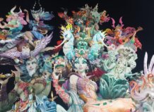 Falla Convento Jerusalén durante la gala de premios falleros