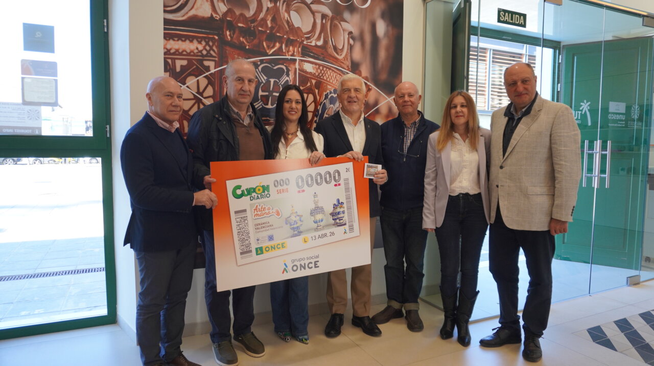 La cerámica de Manises es protagonista del cupón de la ONCE del 13 de abril.