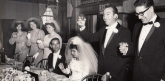 Fotografía de un documental sobre la emigración a Nordamérica