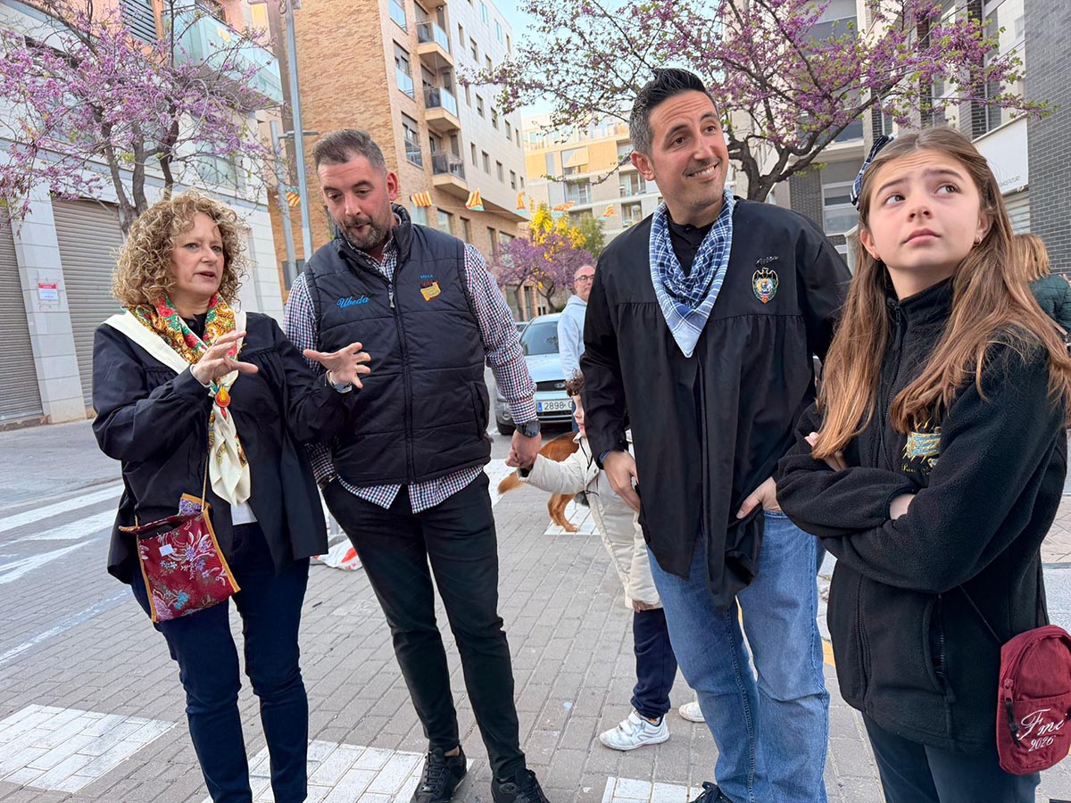 Falla Escultor Vicente Pallardó caída por fuertes vientos en Torrent