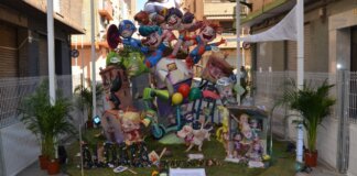 Monumento infantil de la Falla Mestre Serrano en Aldaia 2026