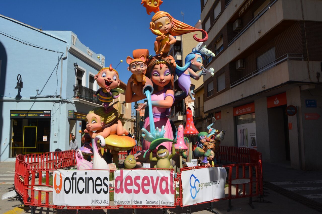 Falla Sant Vicent millor falla gran aldaia Falla Sant Vicent millor falla gran aldaia