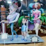 Esculturas de personajes en las Fallas 2026