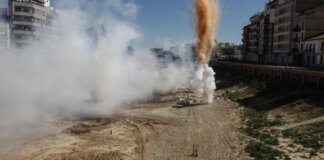 Explosión de fuegos artificiales en las Fallas de Paiporta