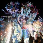 Fallas 2026 con el Convento Jerusalen y fuegos artificiales