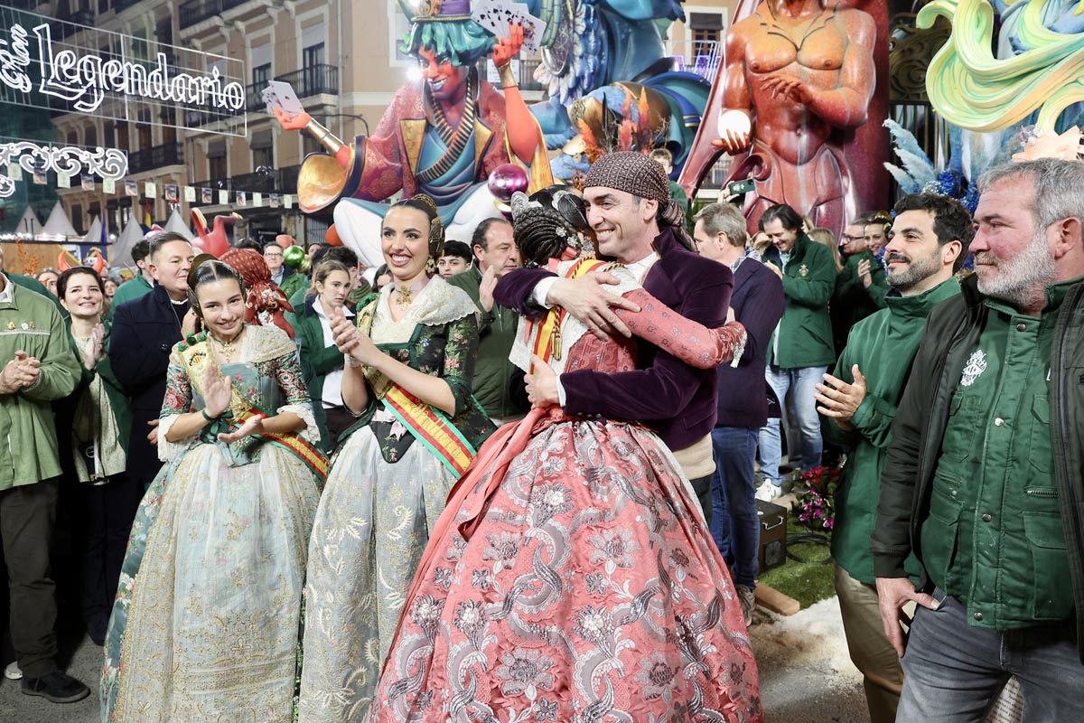Celebración del triunfo en el Convento Jerusalén durante las Fallas 2026