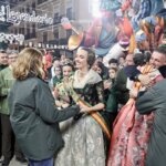 Celebración del triunfo del Convento Jerusalen en Fallas 2026 con participantes felices