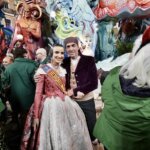 Celebración del triunfo del Convento Jerusalen en Fallas 2026 con figuras y personas.